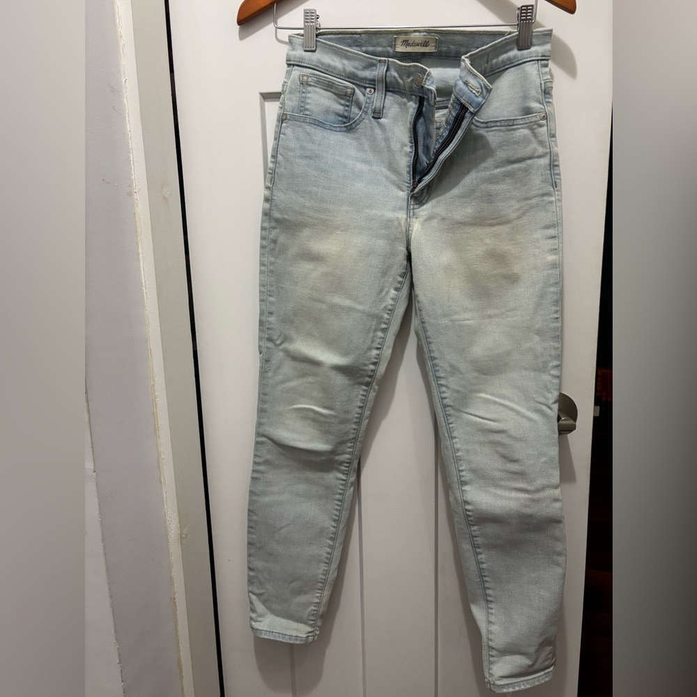 Madewell 9” mid-rise skinny crop jeans